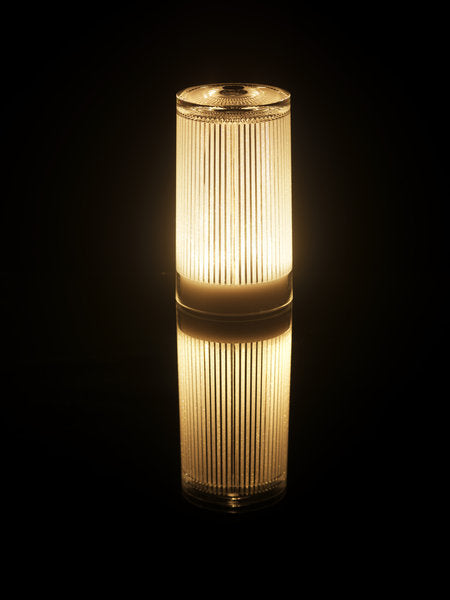 DJOBIE PLISÉE GLITTER LED-Akku-Tischleuchte