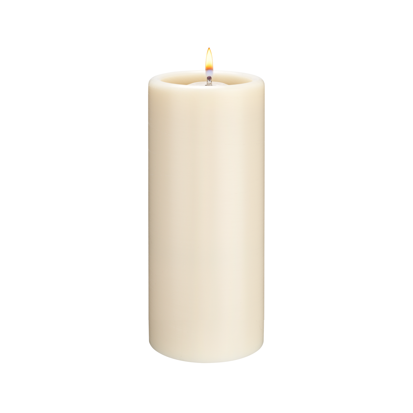 FlexiLight Dauerkerze Durchmesser 8cm Creme