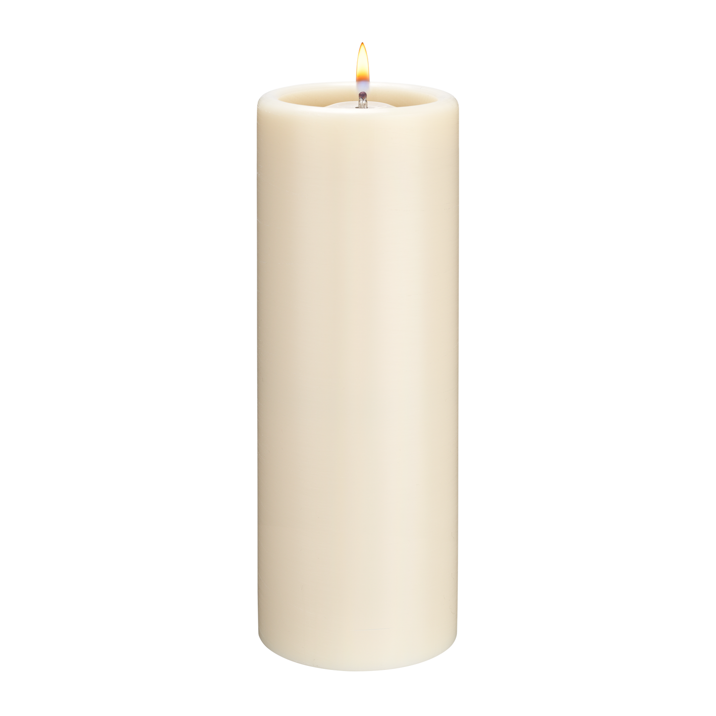 FlexiLight Dauerkerze Durchmesser 8cm Creme