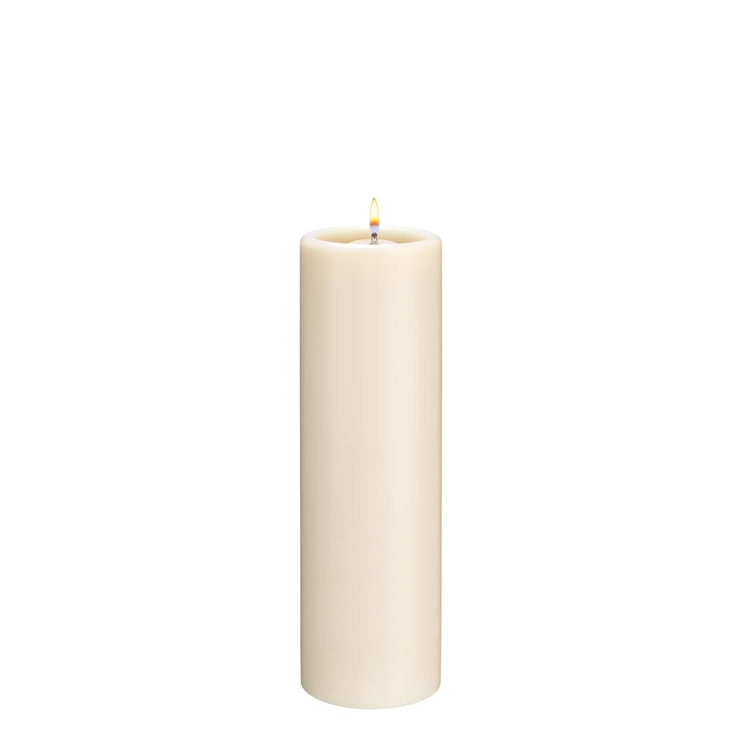 FlexiLight Dauerkerze Durchmesser 8cm Creme