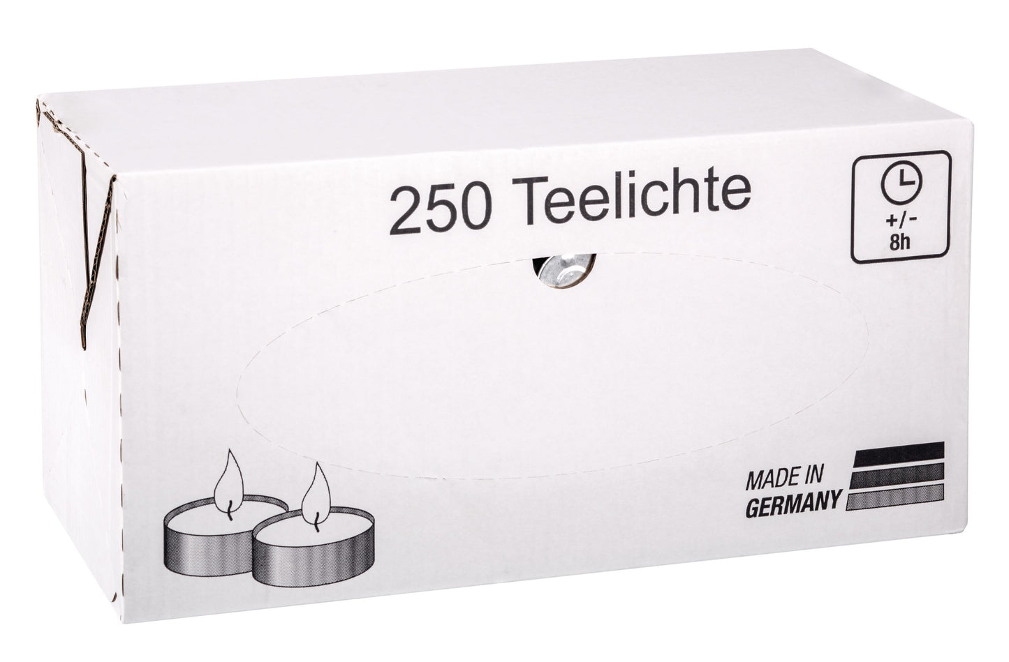 Teelichte 8h 250er Gastro-Karton