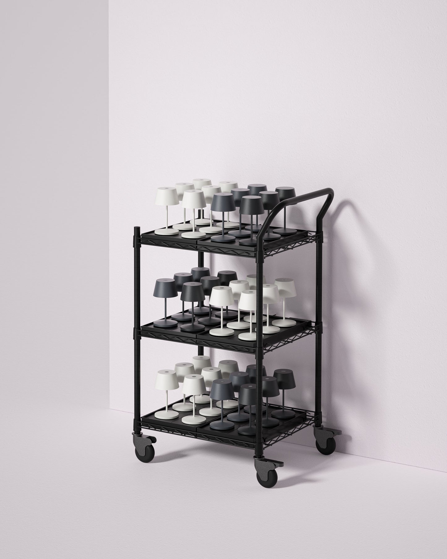 Trolley für Multi-Ladestationen