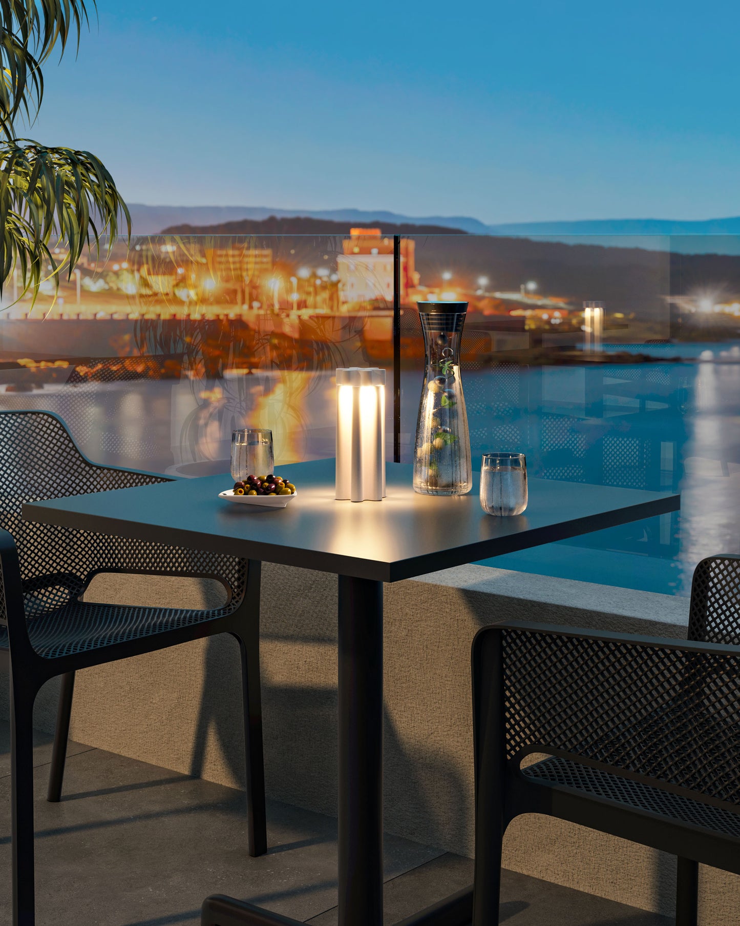 EONO - weiss, Akku-Tischleuchte