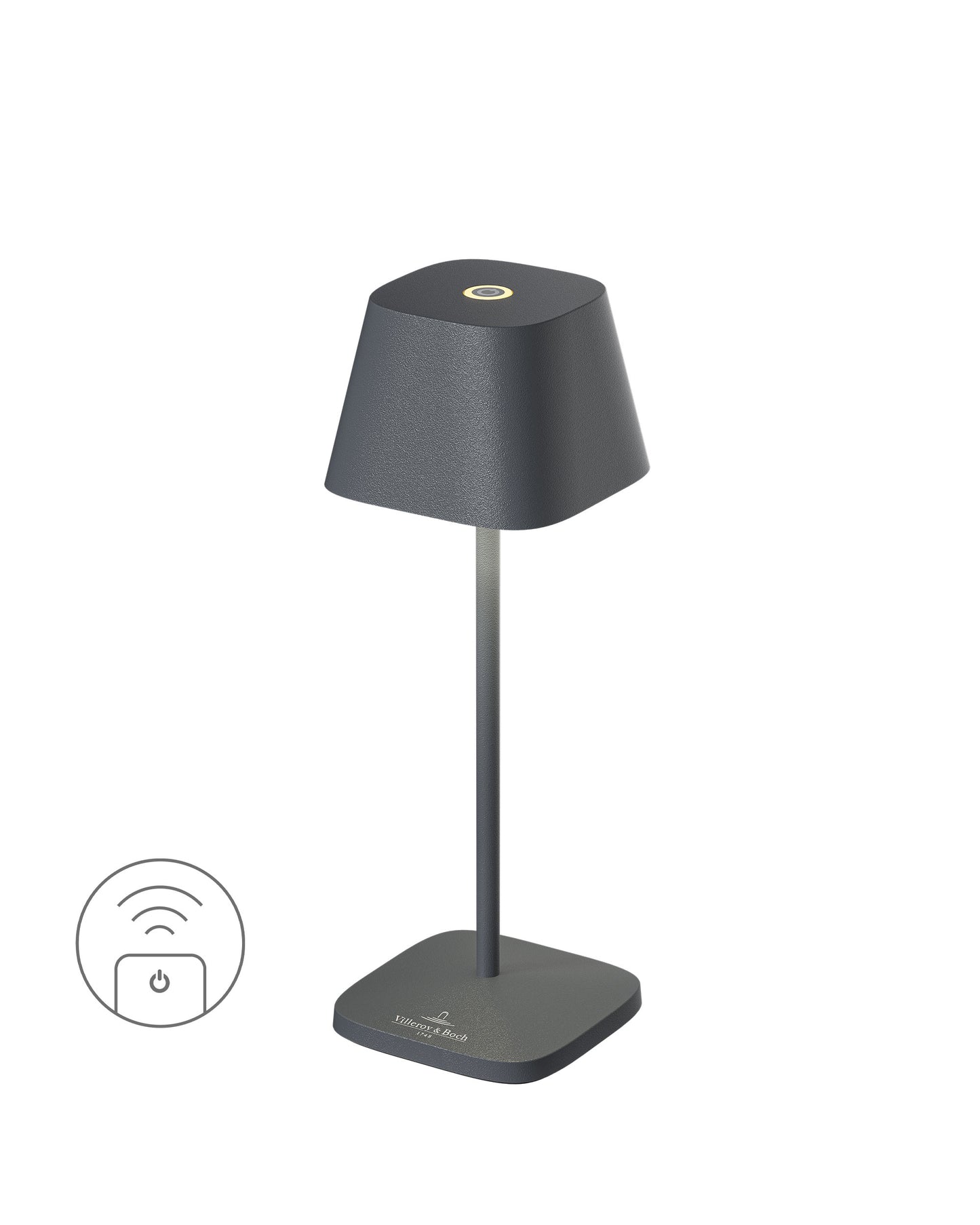NEAPEL MICRO RC - anthrazit,Akku-Tischleuchte