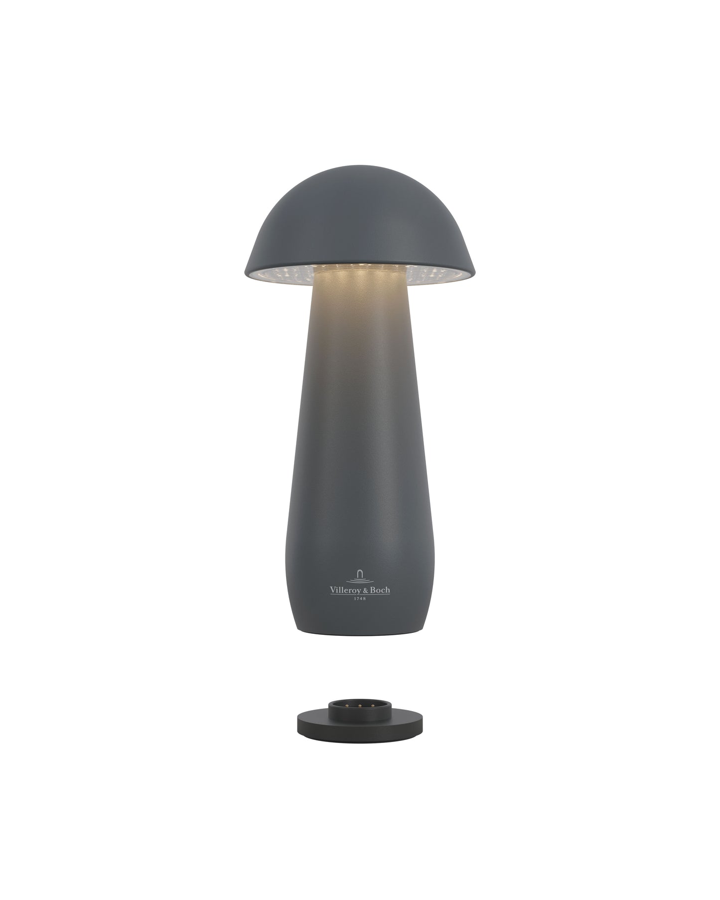 MODENA 16 cm - anthrazit, Akku-Tischleuchte
