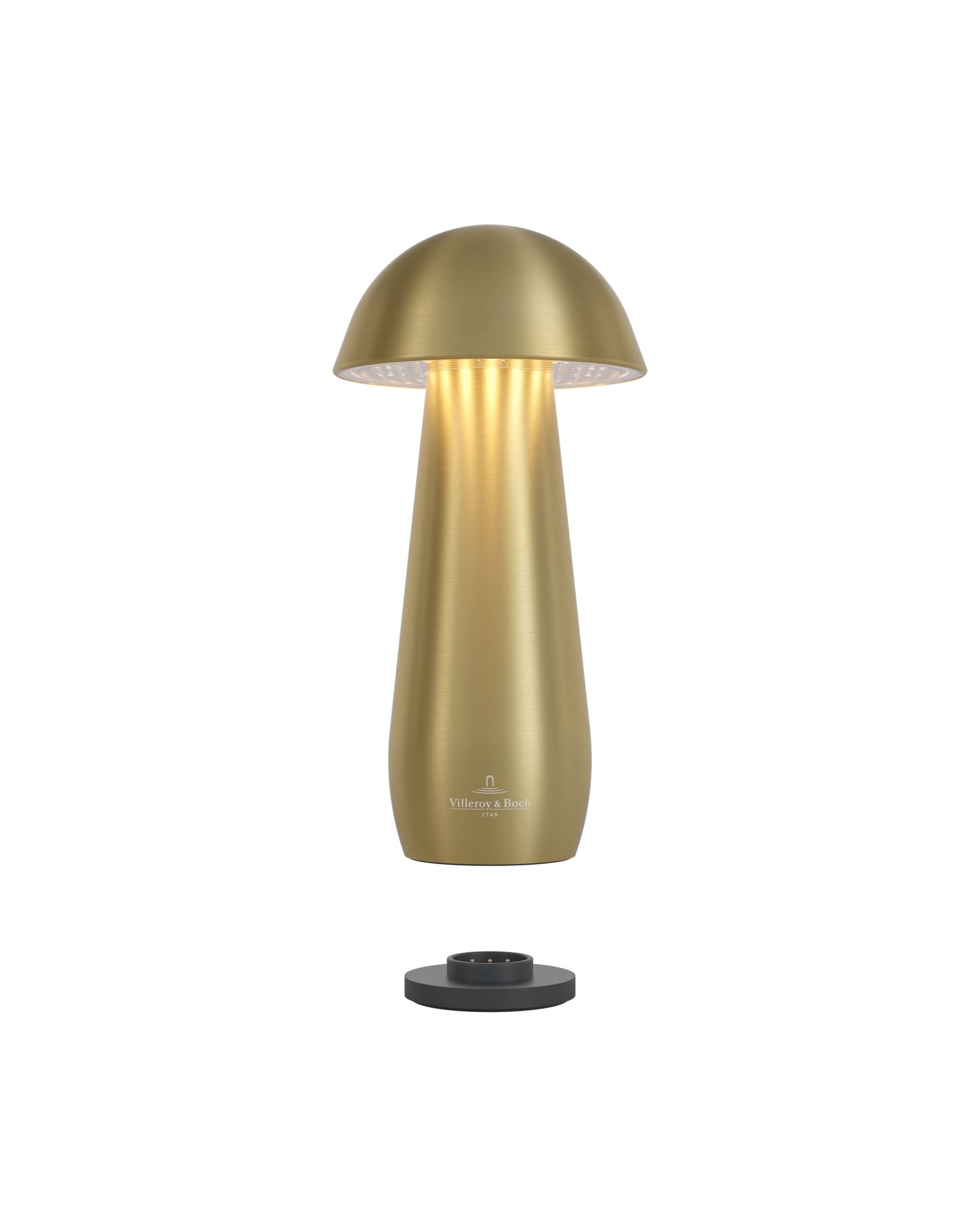 MODENA 16 cm - gold gebürstet, Akku-Tischleuchte