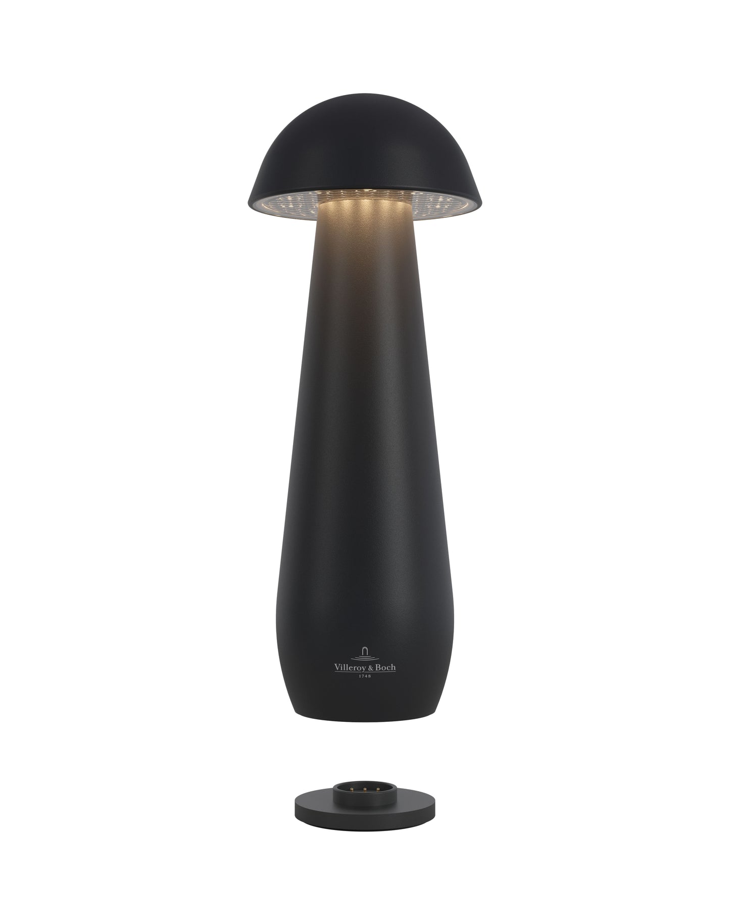 MODENA 21 cm - schwarz, Akku-Tischleuchte