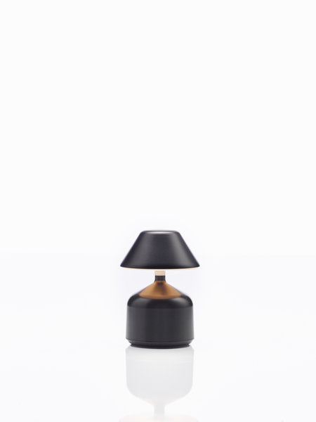 DEMOISELLE SMALL - CAP LED-Akku-Tischleuchte Schwarz