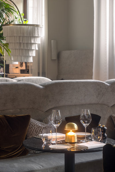 DEMOISELLE SMALL - BOWL LED-Akku-Tischleuchte Sand