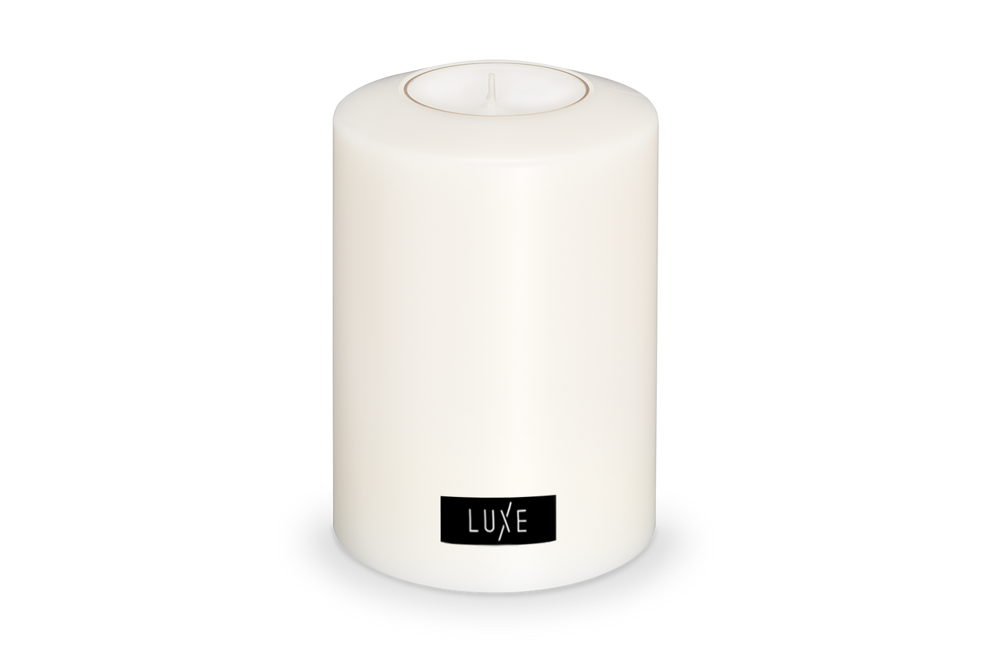 LUXE Classic Dauerkerze Weiß