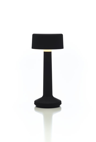 MOMENTS - CYLINDER LED-Akku-Tischleuchte Schwarz