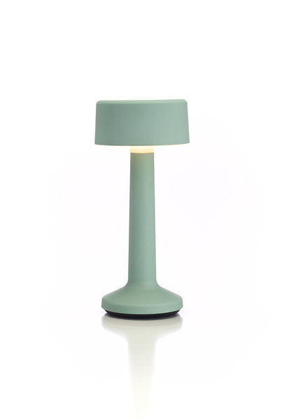 MOMENTS - CYLINDER LED-Akku-Tischleuchte Nautique Green
