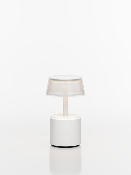 COSMOS SMALL - ORION LED-Akku-Tischleuchte cremeweiß