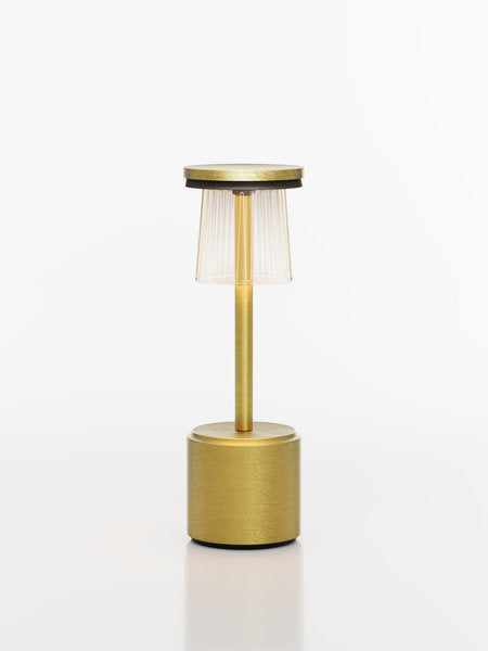 COSMOS TALL - SIRIUS LED-Akku-Tischleuchte gelbgold