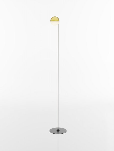 SOLARIS LED-Akku-Stehleuchte schwarz LED gelbgold