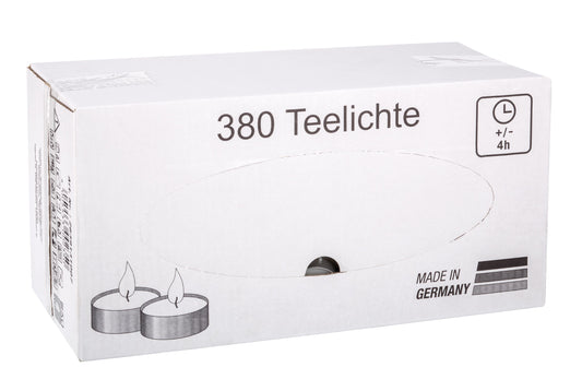 Teelichte 4h 380er Gastro-Karton