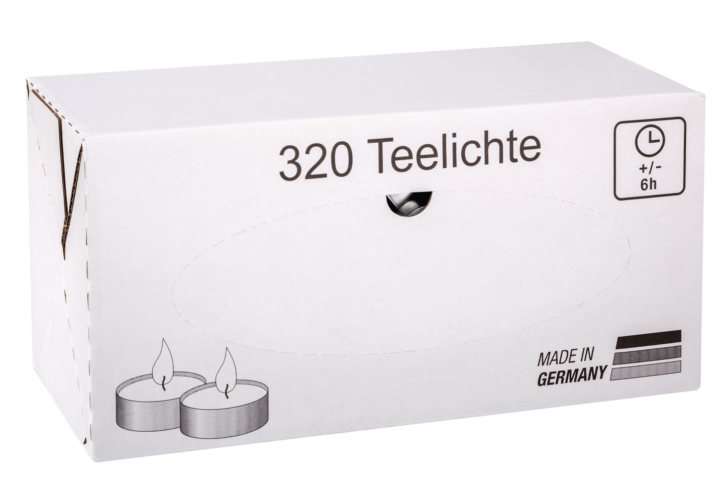 Teelichte 6h 320er Gastro-Karton