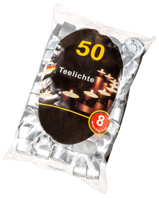 Teelichte 8h 50er Beutel RAL