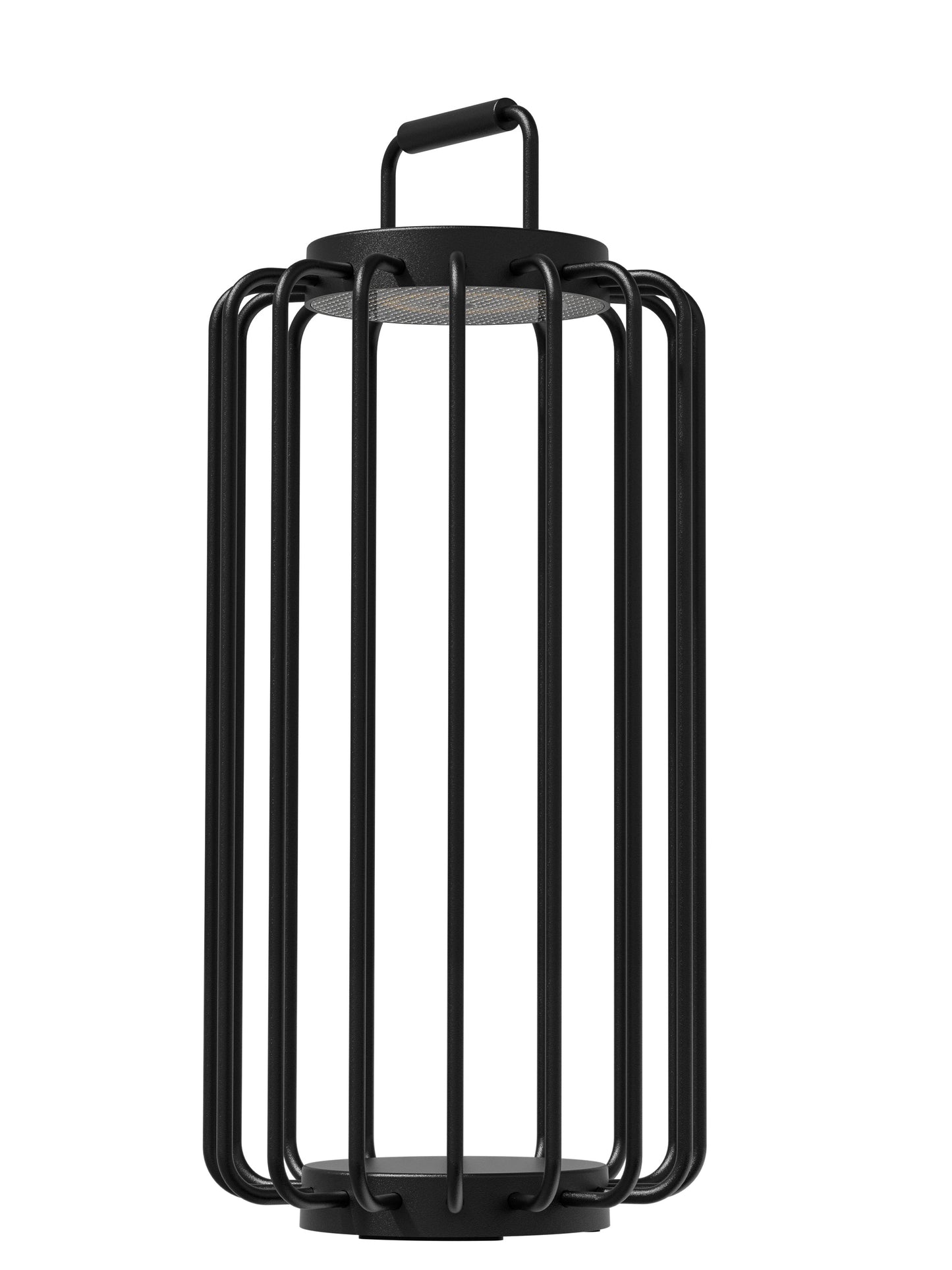 BANGKOK - Schwarz, LED-Akku-Laterne 50cm