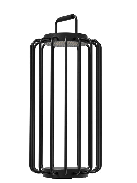 BANGKOK - Schwarz, LED-Akku-Laterne 50cm