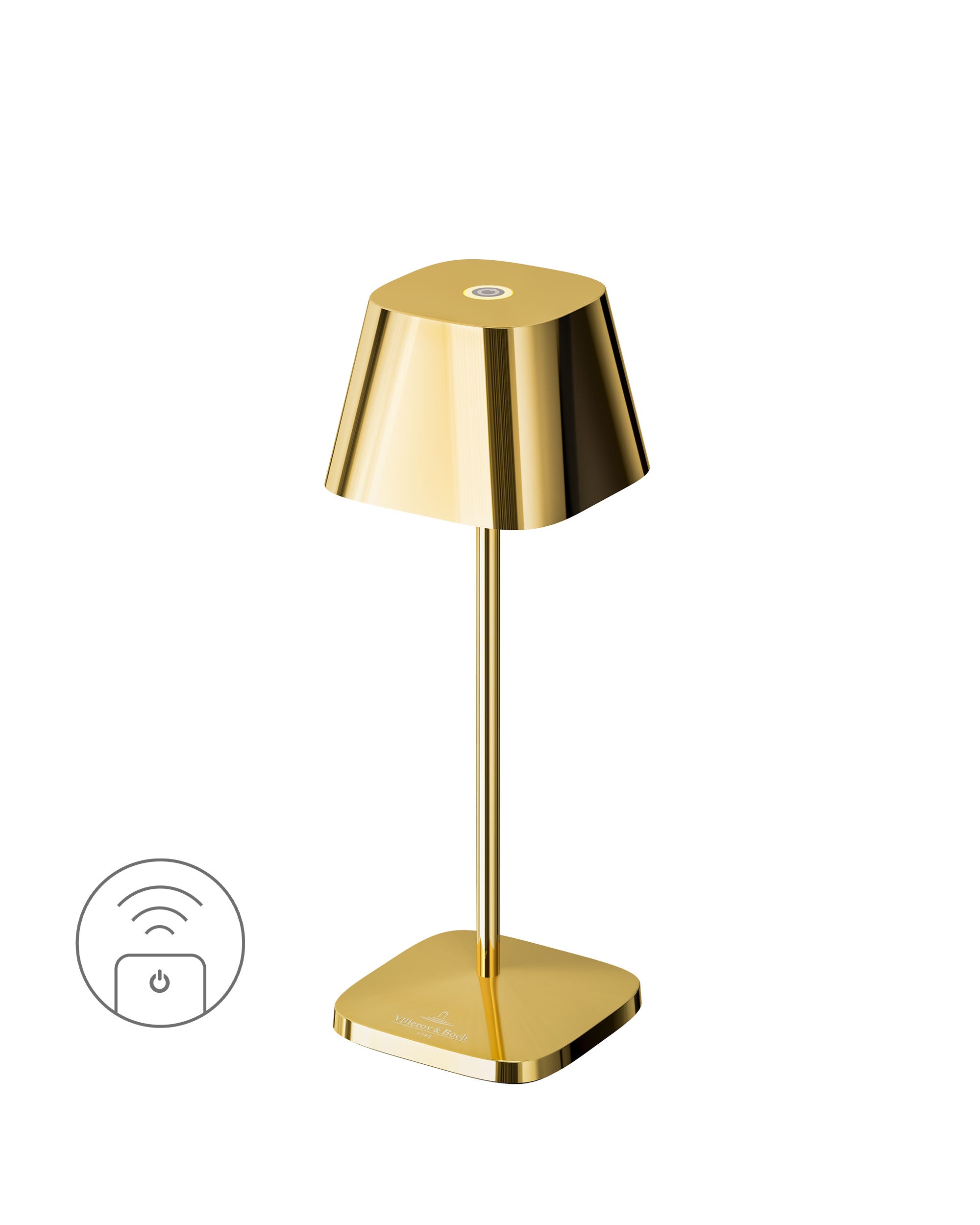 NEAPEL MICRO RC - gold, Akku-Tischleuchte