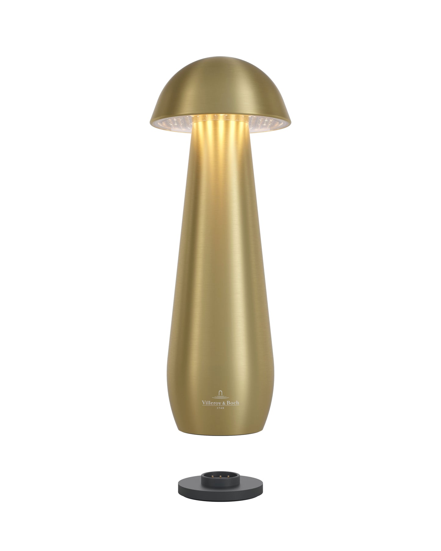 MODENA 21 cm - gold gebürstet, Akku-Tischleuchte