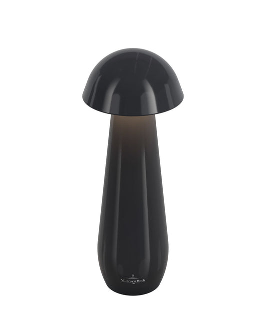 MODENA 21 cm - schwarz ceramic, Akku-Tischleuchte