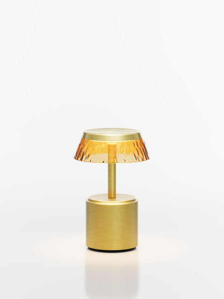 COSMOS SMALL - APOLLO LED-Akku-Tischleuchte gelbgold