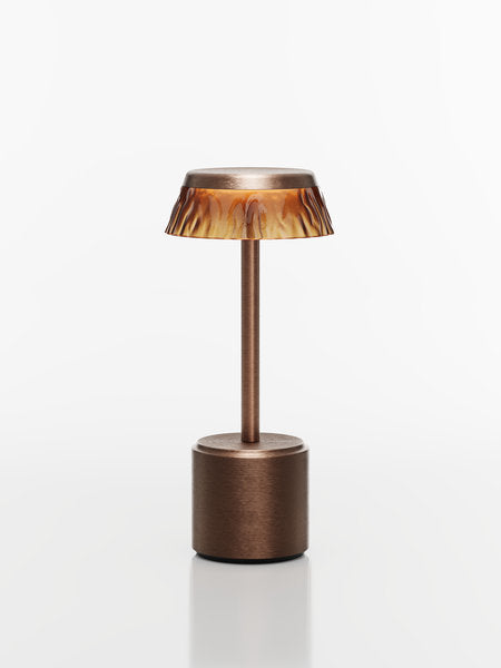 COSMOS TALL - APOLLO LED-Akku-Tischleuchte bronze