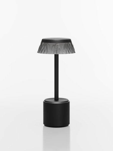 COSMOS TALL - APOLLO LED-Akku-Tischleuchte schwarz/grau