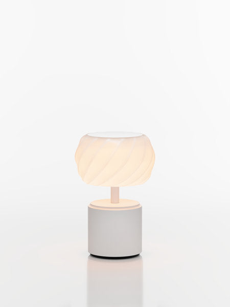 COSMOS SMALL - ASTRA LED-Akku-Tischleuchte Schirm: weiß, Fuß: weiß Metall
