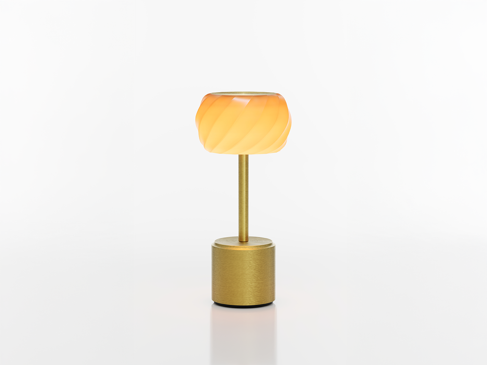 COSMOS TALL - ASTRA LED-Akku-Tischleuchte gelbgold