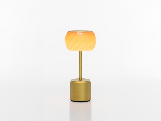 COSMOS TALL - ASTRA LED-Akku-Tischleuchte gelbgold