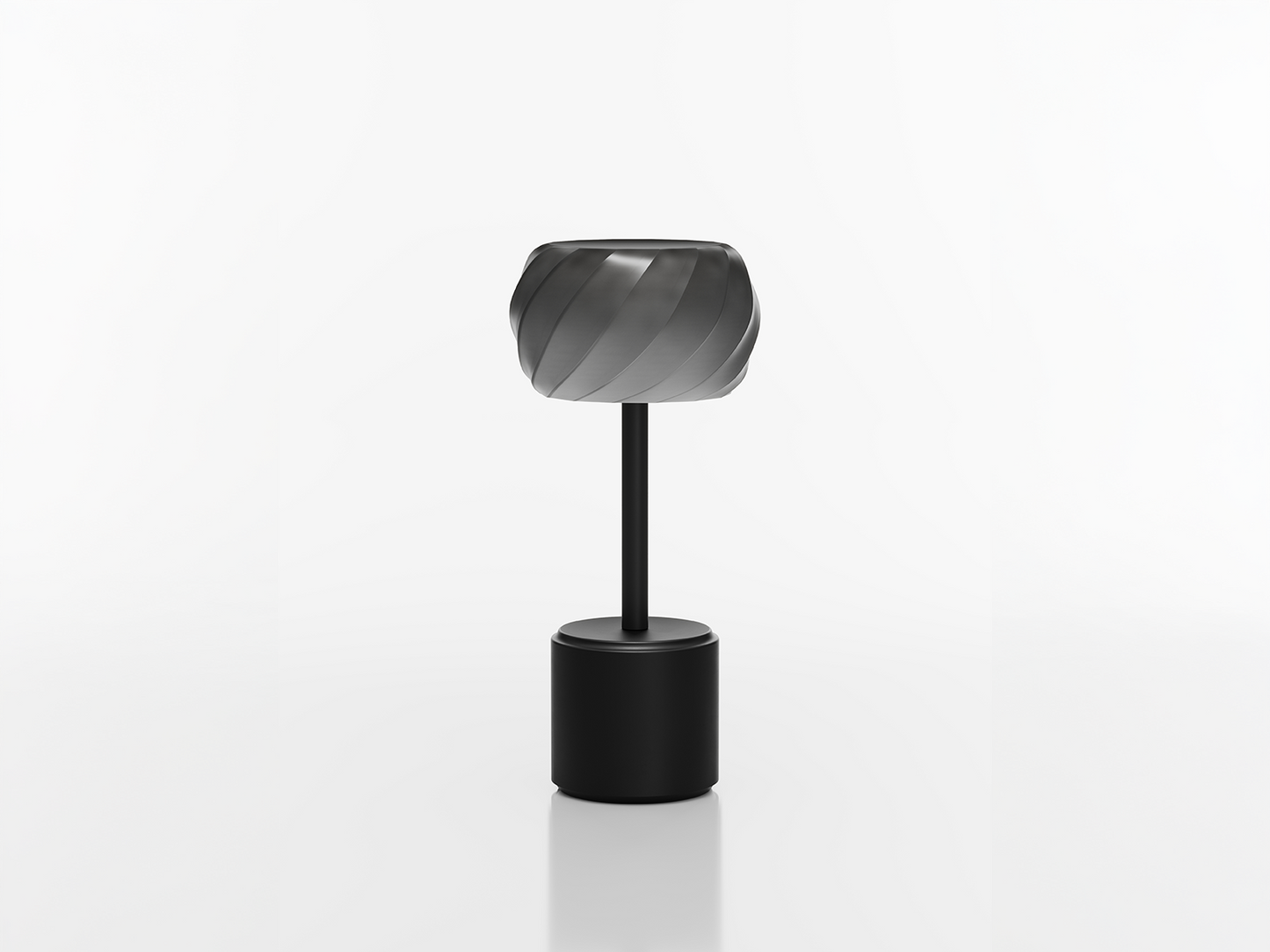 COSMOS TALL - ASTRA LED-Akku-Tischleuchte schwarz/grau