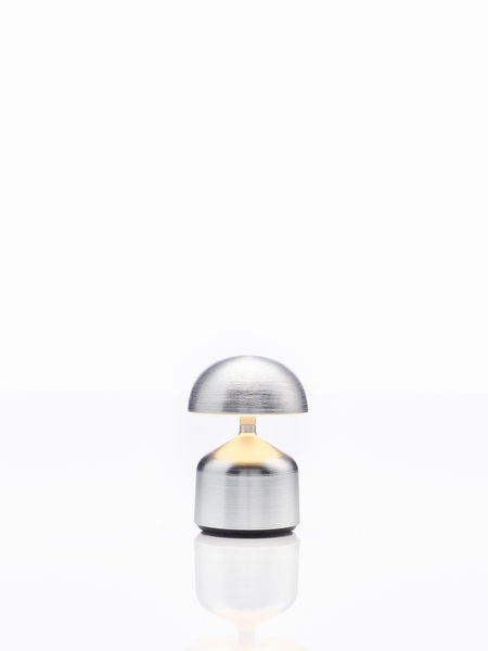 DEMOISELLE SMALL - BOWL LED-Akku-Tischleuchte Aluminium