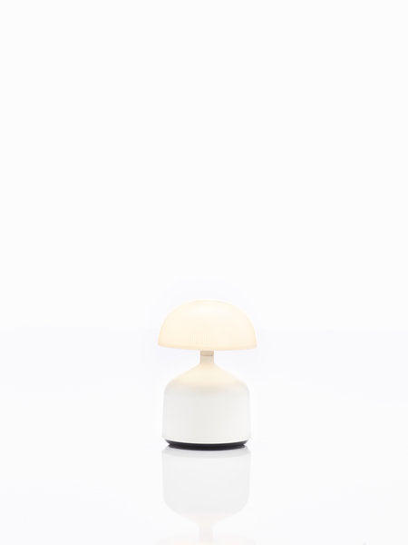 DEMOISELLE SMALL - BOWL LED-Akku-Tischleuchte Weiß/Milchglasoptik