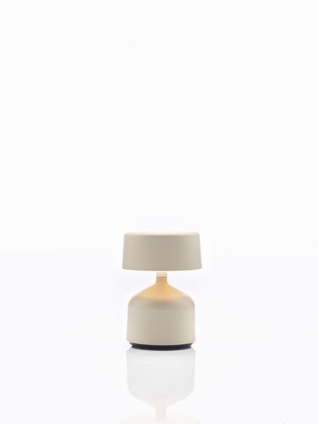 DEMOISELLE SMALL - CYLINDER LED-Akku-Tischleuchte Sand