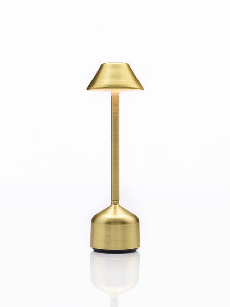 DEMOISELLE TALL - CAP LED-Akku-Tischleuchte Gelbgold