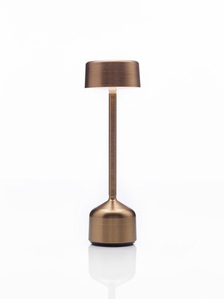 DEMOISELLE TALL - CYLINDER LED-Akku-Tischleuchte Antique Bronze