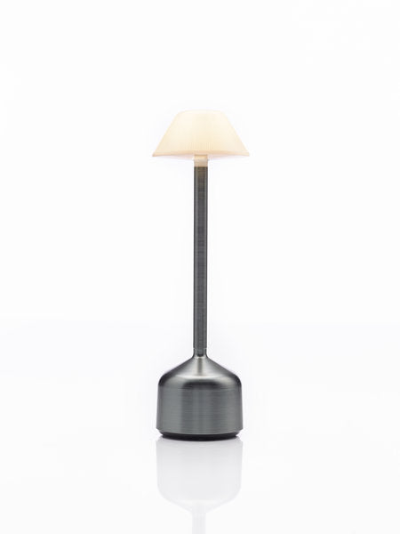 DEMOISELLE TALL - CAP LED-Akku-Tischleuchte Lava/Milchglasoptik
