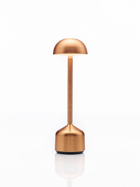 DEMOISELLE TALL - BOWL LED-Akku-Tischleuchte Kupfer