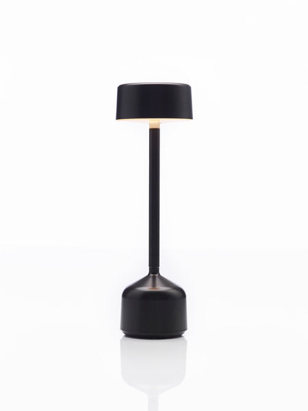 DEMOISELLE TALL - CYLINDER LED-Akku-Tischleuchte Schwarz