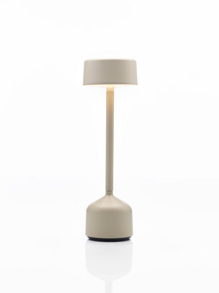 DEMOISELLE TALL - CYLINDER LED-Akku-Tischleuchte Sand
