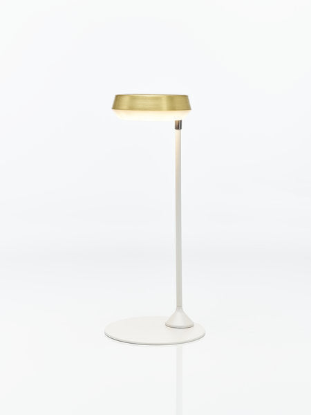 MIRAI LED-Akku-Tischleuchte weiß LED gelbgold