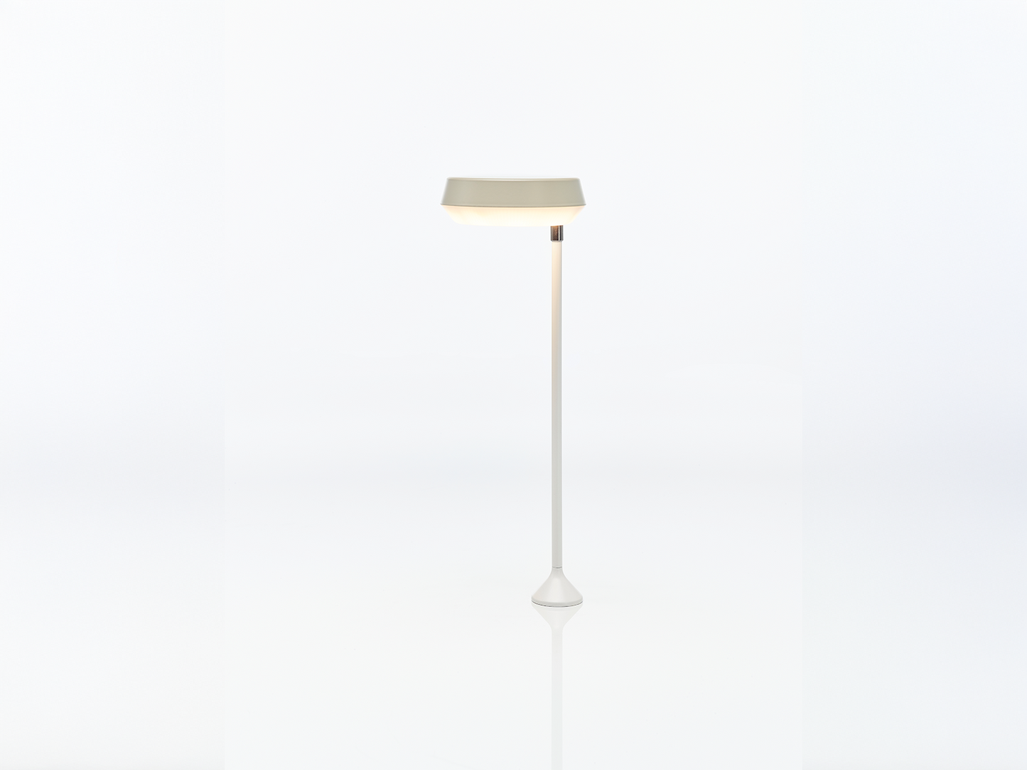 MIRAI LED-Akku-Tischleuchte weiß LED sand