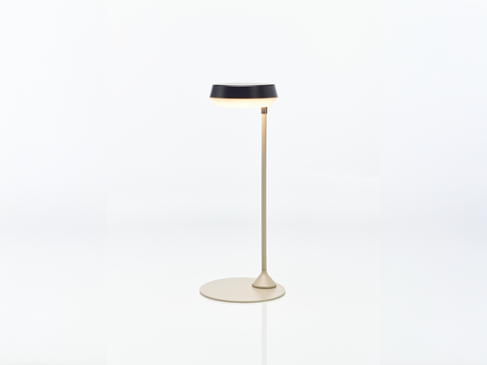 MIRAI LED-Akku-Tischleuchte sand LED schwarz
