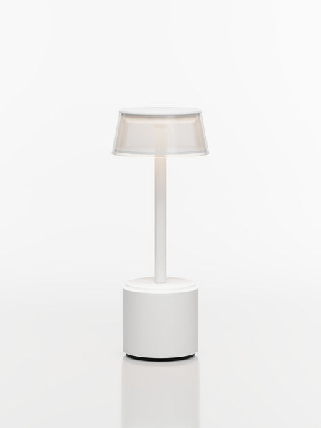 COSMOS TALL - ORION LED-Akku-Tischleuchte cremeweiß