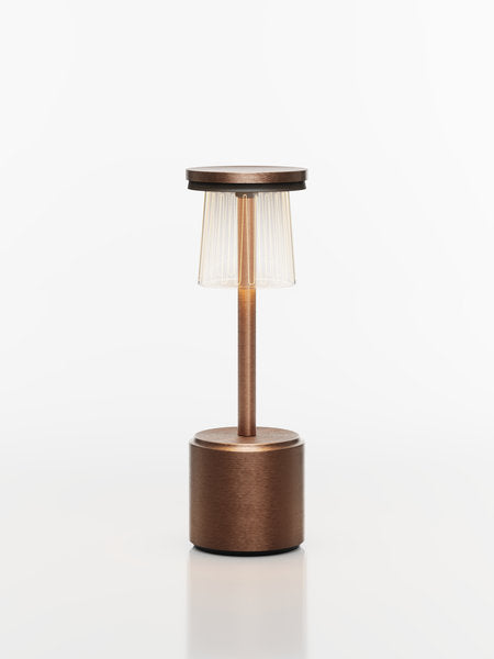 COSMOS TALL - SIRIUS LED-Akku-Tischleuchte bronze
