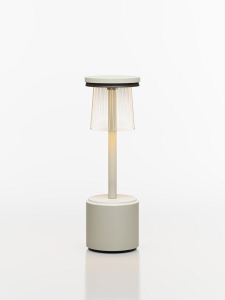 COSMOS TALL - SIRIUS LED-Akku-Tischleuchte sand