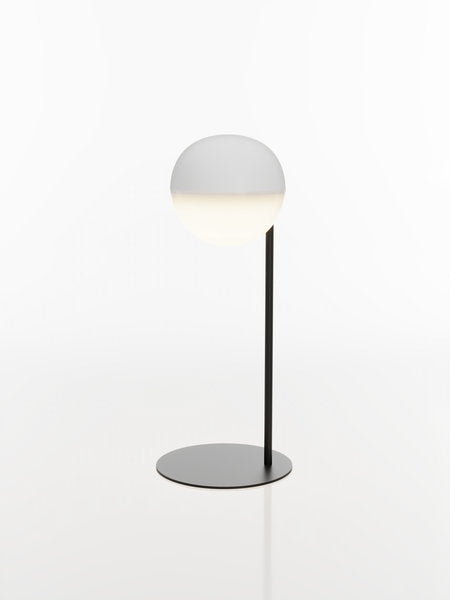 SOLARIS LED-Akku-Tischleuchte schwarz LED weiß
